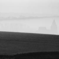 Brume sur l'église Saint-Nicolas